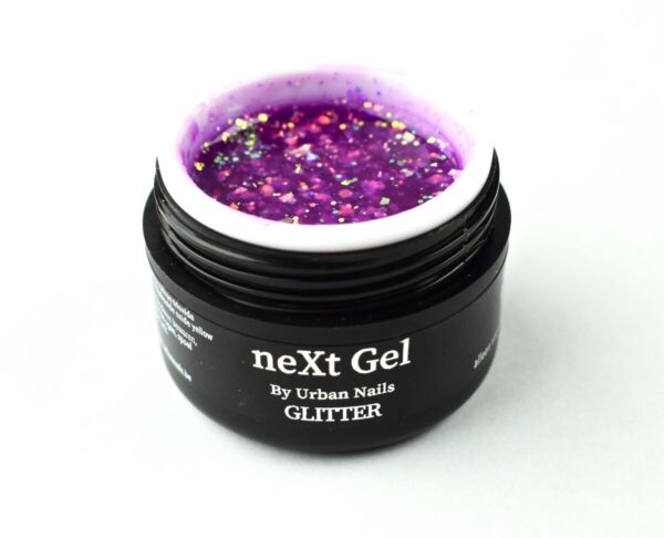 next gel glitter urban nails ngg paars