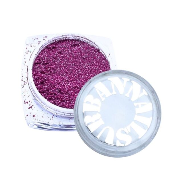 urban nails biodegradable cerise glitter dust bgd11