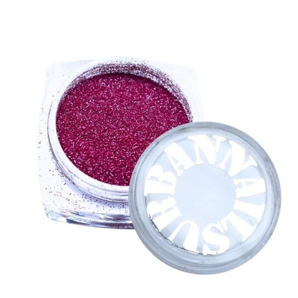 urban nails biodegradable magenta glitter dust bgd12