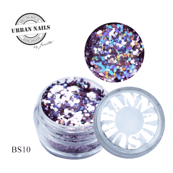 big sparkle glitter BS10 urban nails