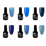 Baby Makes Her Blue Jeans Talk Gel Polish tips