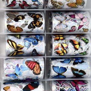 foil box butterfly urban nails