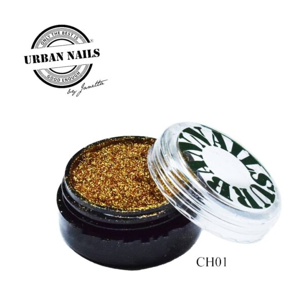 CH01 chrome urban nails