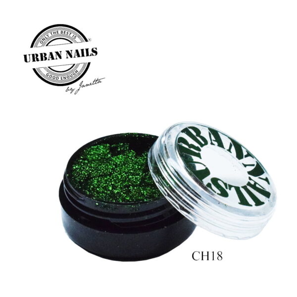 urban nails chrome pigment ch18