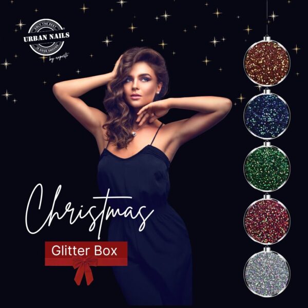 Christmas glitter box urban nails
