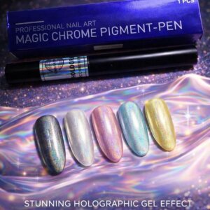Chrome Pen Holo Silver