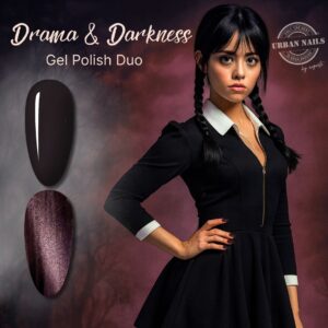 Drama & Darkness Gel Polish Duo
