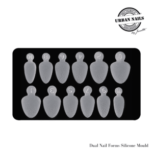 Dual nail forms silicone mould urban nails