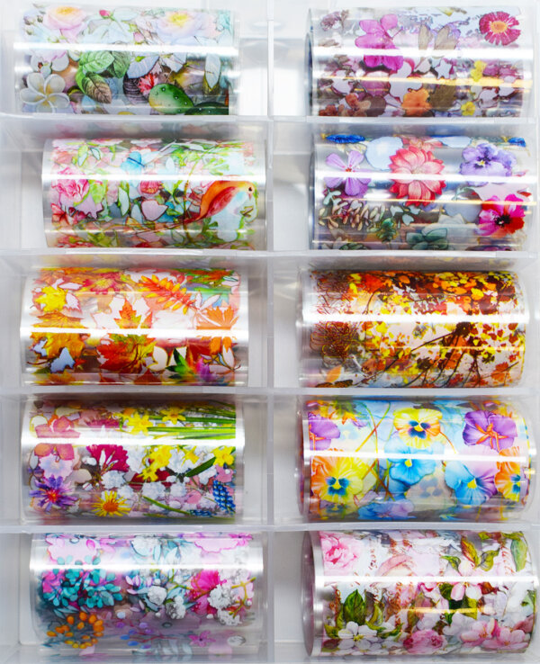 Urban Nails Foil Box Flowers 2