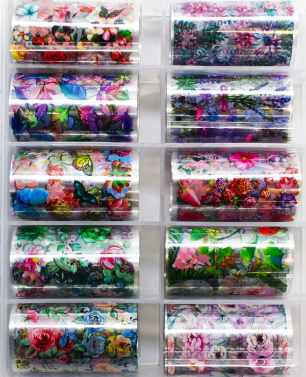 Urban Nails Foil Box Flowers 3