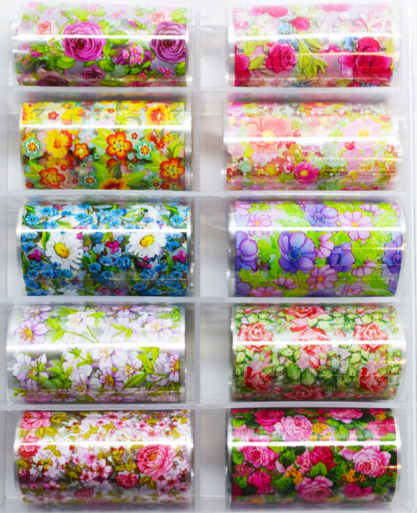 Urban Nails Foil Box Flowers 4