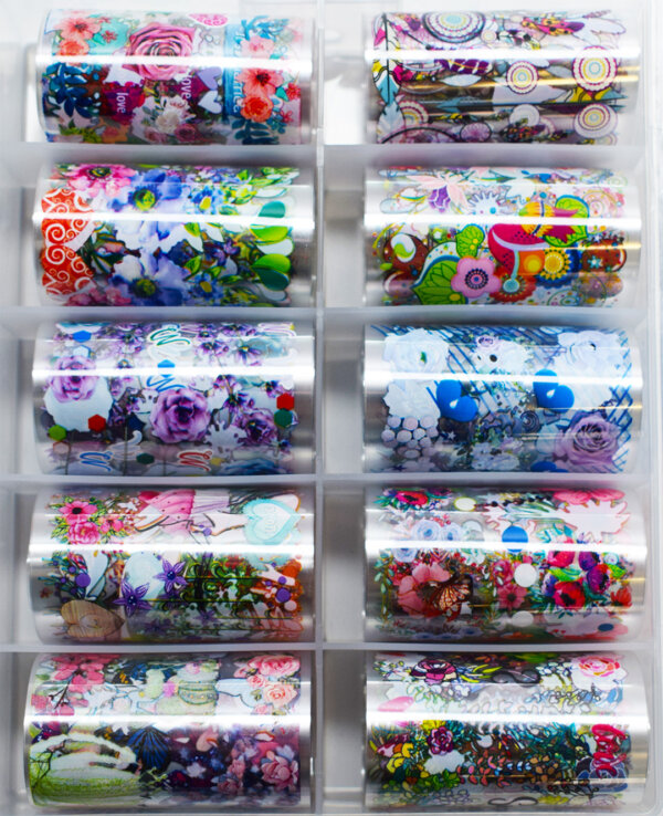 Urban Nails Foil Box Flowers 5