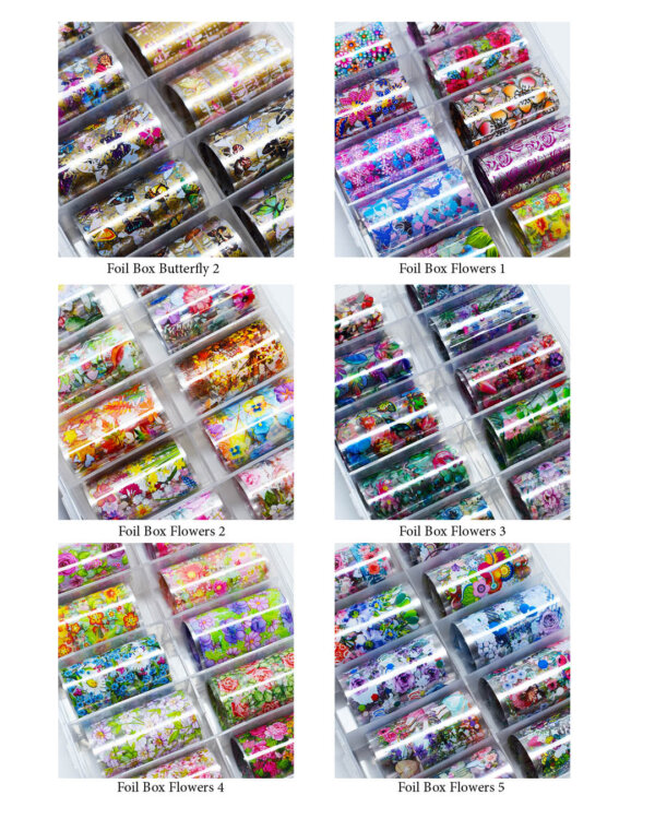 Urban Nails Foil Box Flowers