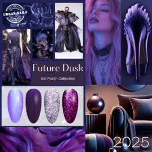 Future Dusk Gel Polish Collection collage