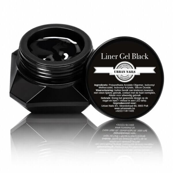 LinerGel.Black Urban Nails Liner Gel Black