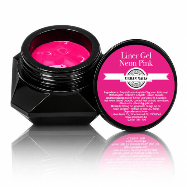 LinerGel.Neon Pink Urban Nails Liner Gel Pink
