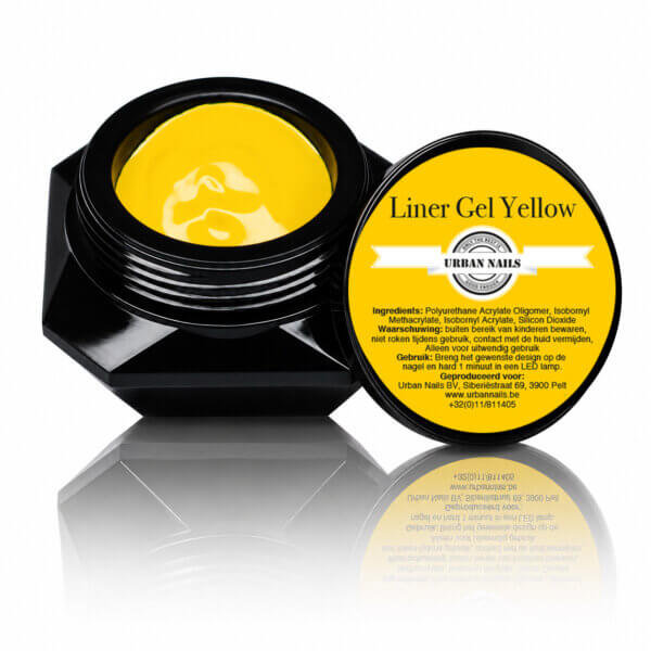 LinerGel.Yellow Urban Nails Liner Gel Yellow