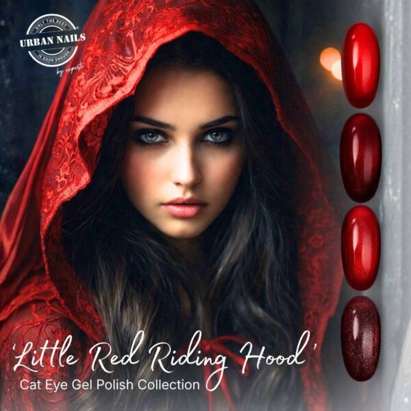 Little Red Riding Hood Cat Eye Gel Polish