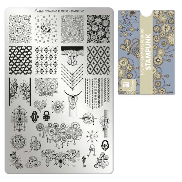 Moyra stamping plate 092 - Stampunk