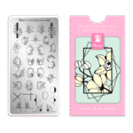 Moyra stamping plate mini 124 - Shape of my heart