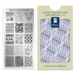 Moyra Mini Stamping Plate 113 Love is all around