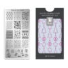 Moyra Mini Stamping Plate 122 Let It Snow