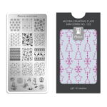 Moyra Mini Stamping Plate 122 Let It Snow