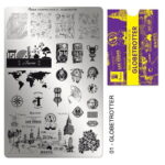 Moyra Stamping Plate 001 Globetrotter 1