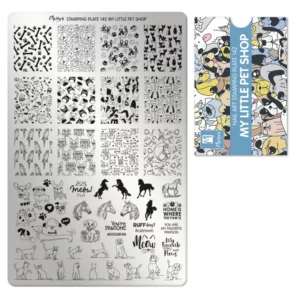 Moyra Stamping Plate 142 My Little Pet Shop