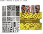 Moyra stamping plate 104 suede