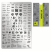 Moyra Stamping Plate 129 Word Up