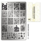Moyra stamping plate 17 white wedding