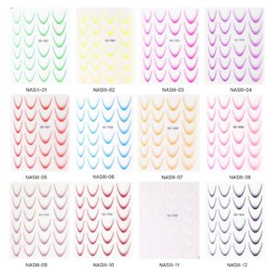 Nail Art Sticker III - NASIII French ombre