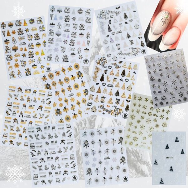NASIV-Nail Art Sticker Christmas collectie