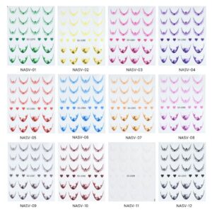 Nail Art Sticker V 01-12
