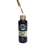 Nail Art Gel 02 reflective glitter gold