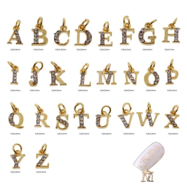 Nail Dangles Alfabet