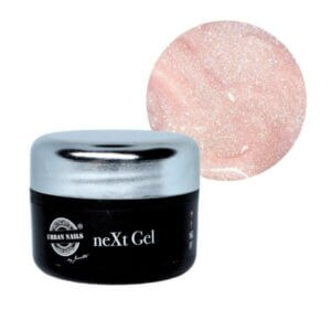 neXt Gel Limited Blush acrylgel - soft pink with glitter