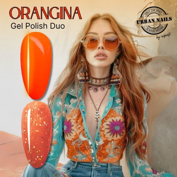 Orangina Gel Polish Duo sfeer