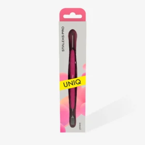 Manicure Pusher With Silicone Handle Gummy UNIQ 11 TYPE 1 (Flat Straight Pusher + Ring) PQ 11 - 1