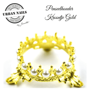 Penseel houder Kroontje Gold