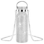 Rhinestone Tumbler with chain Medium