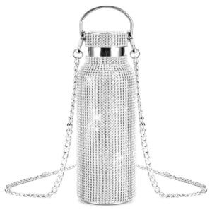 Rhinestone Tumbler with chain Medium
