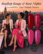 Rooftop Rouge Nights - Gel Polish Duo