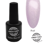 Rubber base gel pearl urban nails