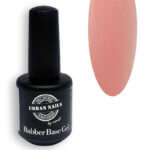 Rubber Base Gel Shimmer Pink Silver 15g - RIAB