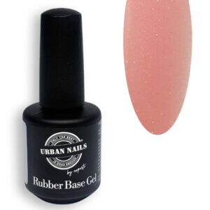 Rubber Base Gel Shimmer Pink Silver 15g - RIAB