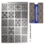 Moyra Stamping Plate 11 Damask Drapery 1