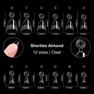 Tip Box Shorties Almond