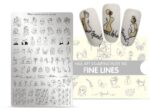 Moyra stamping plate 102 - Fine Lines